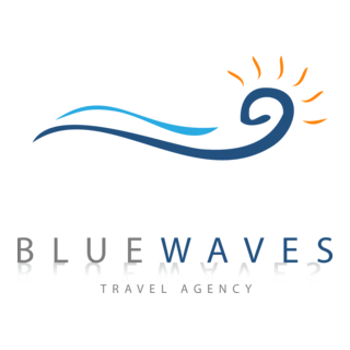 Blue Waves Logo PNG Vector
