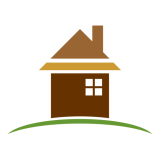 Brown Buildings Logo PNG Vector