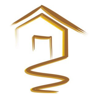 Brush Home Art Logo PNG Vector