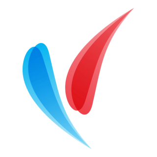 Brush V Logo PNG Vector