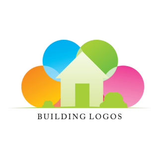 Building Image Logo PNG Vector