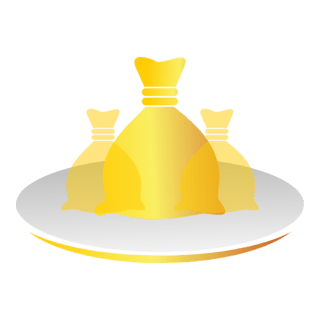 Business Gold Bag Logo PNG Vector