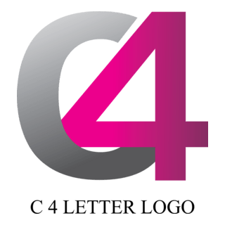 C4 Letter Logo PNG Vector