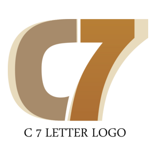 C7 Letter Logo PNG Vector