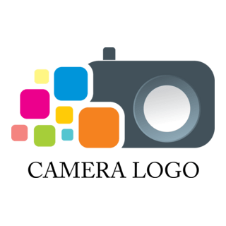 Camera Shop Design Logo PNG Vector