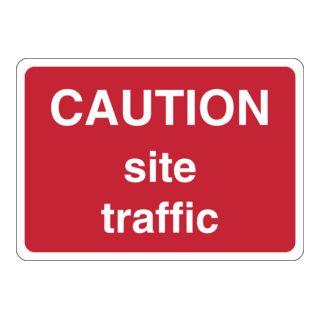Caution site traffic Logo PNG Vector