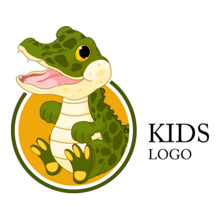 Child Kids School Cartoon Logo PNG Vector