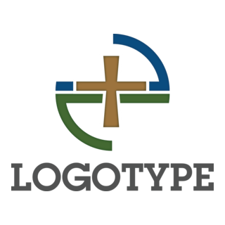 Church Cross Logo PNG Vector