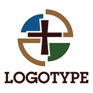 Church Cross Logo PNG Vector