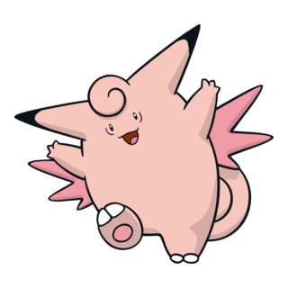 Clefable Logo PNG Vector