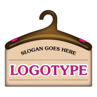 Clothes Hanger Logo PNG Vector