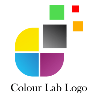CMYK Colour Lab Art Logo PNG Vector