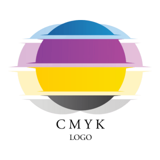 CMYK Print Colour Logo PNG Vector