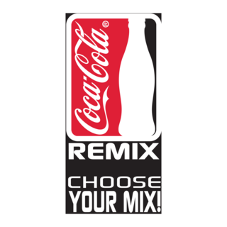 Coca Cola Remix Logo PNG Vector