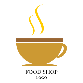 Coffee Cup Food Logo PNG Vector