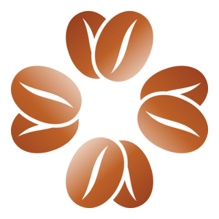 Coffee Seed Food Logo PNG Vector