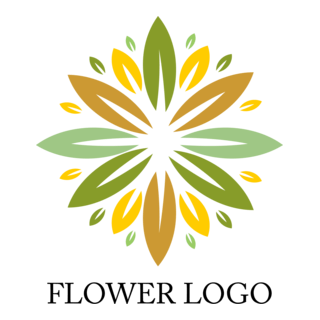 Colorful Flower Logo PNG Vector