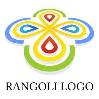 Colorful Rangoli Entertainment Logo PNG Vector