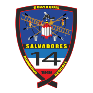 Compañia 14 SALVADORES BOMBEROS Logo PNG Vector