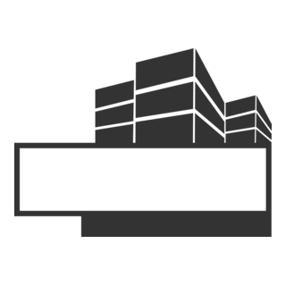 Construction Black Line Building Logo PNG Vector