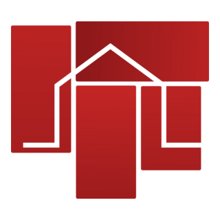 Construction Red Building Logo PNG Vector