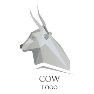 Cow Bull Inspiration Logo PNG Vector