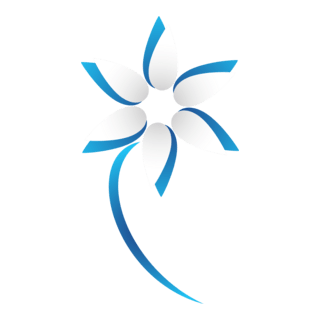 Craft Flower Logo PNG Vector