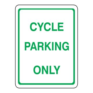 Cycle parking only Logo PNG Vector