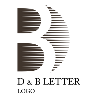 D B Letter Logo PNG Vector