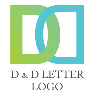 D D Letter Logo PNG Vector