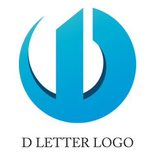 D Letter Idea Logo PNG Vector