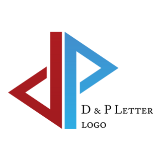 D P Letter Alphabet Logo PNG Vector