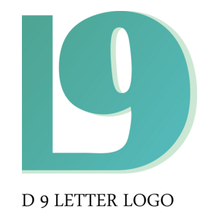 D9 Letter Logo PNG Vector