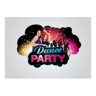 Dance Party Logo PNG Vector