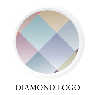 Diamond Design Logo PNG Vector