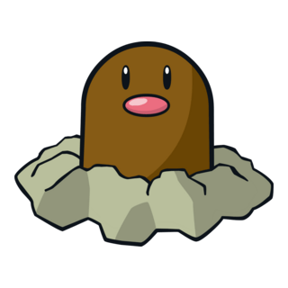 Diglett Logo PNG Vector