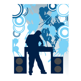 Disc jockey Logo PNG Vector