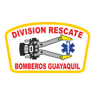 División de Rescate Bomberos Guayaquil Logo PNG Vector