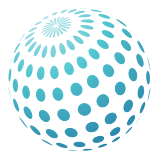 Dot Globe Logo PNG Vector