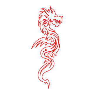 Dragon Logo PNG Vector