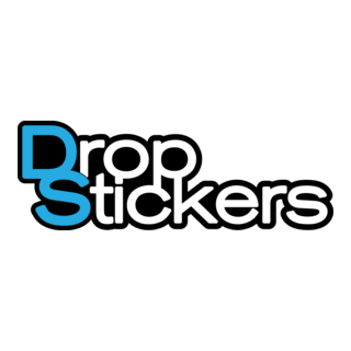 Drop Stickers Logo PNG Vector