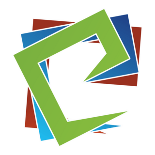 E Colour Letter Logo PNG Vector