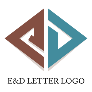 E D Design Logo PNG Vector