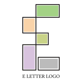 E Letter Design Logo PNG Vector