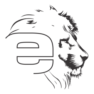 E Lion Logo PNG Vector