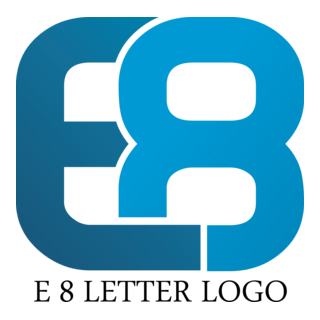 E8 Letter Logo PNG Vector