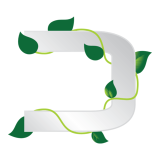 Eco Letter Logo PNG Vector