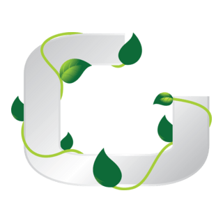 Eco Letter Logo PNG Vector