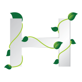 Eco Letter Logo PNG Vector