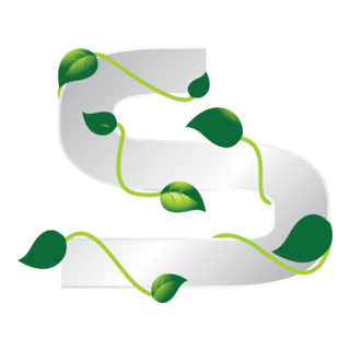 Eco Letter S Logo PNG Vector